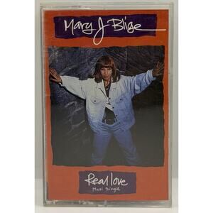 MARY J. BLIGE - REAL LOVE (1992) CASSSETTE MAXI-SINGLE (UPTOWN) PUFF DADDY 90'S!
